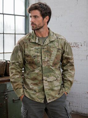 US Army OCP Multicam Combat Uniform Shirt Medium Short
